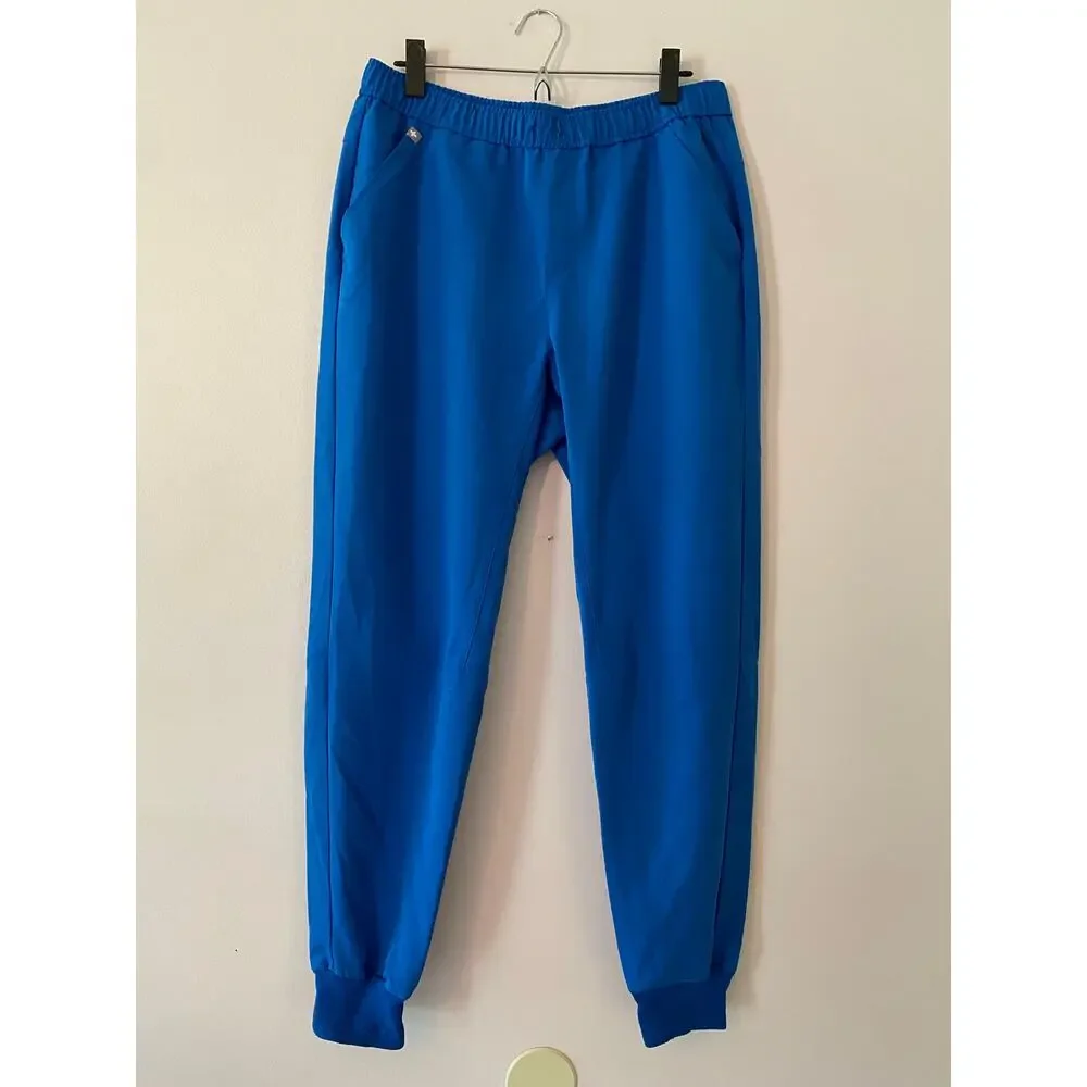 FIGS Royal Blue Tansen Jogger Scrub Pants Uniform Medical Men's size Large